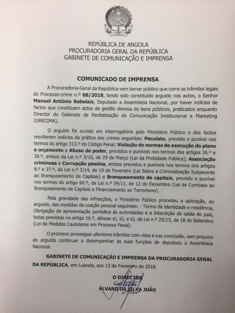higino carneiro e manuel rabelais impedidos de sair do país