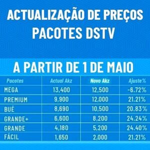 DSTV confirma subida de preços 