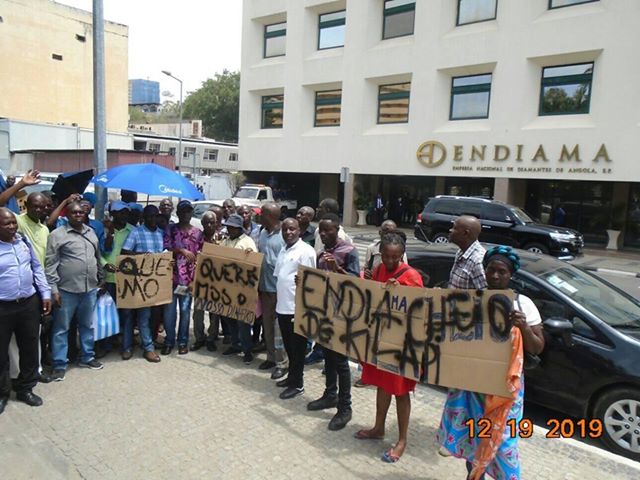 Manifestação Endiama