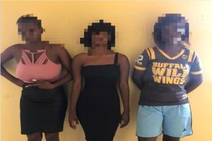 Grupo de mulheres prostitutas