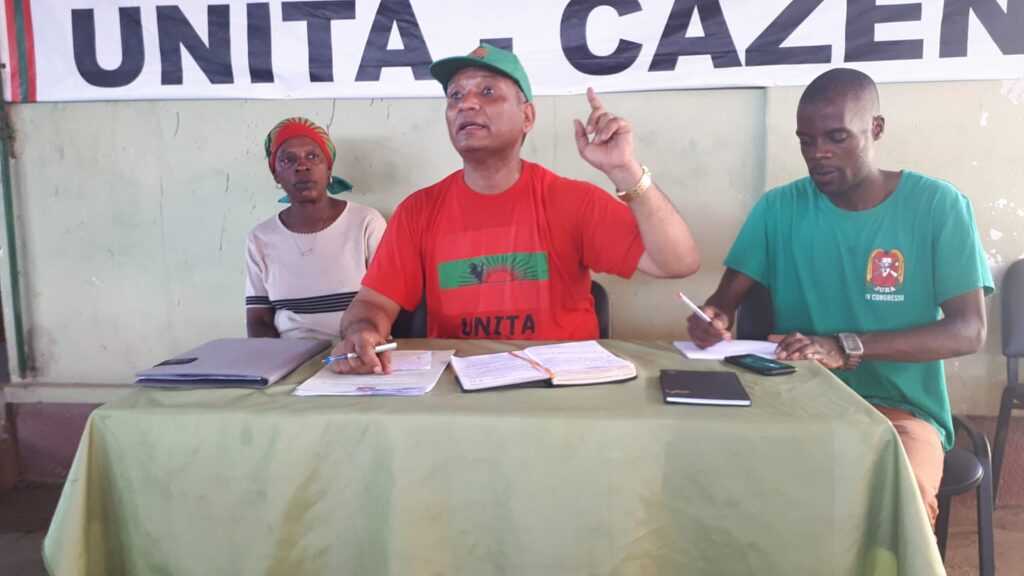 Novo Secretario UNITA congresso